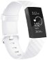 BStrap Silicone Diamond pro Fitbit Charge 3 / 4 white, velikost S - Watch Strap