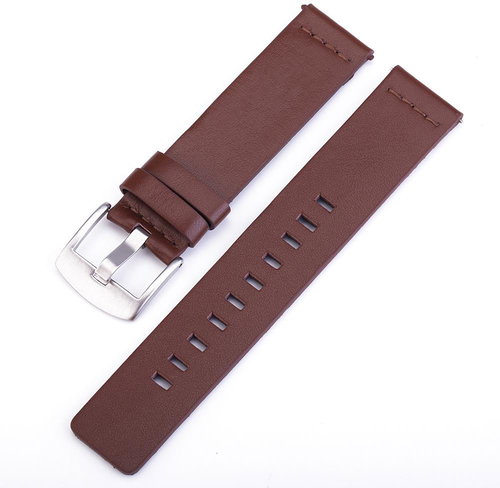 BStrap Fine Leather Universal Quick Release 20mm, brown - Watch Strap - Main image