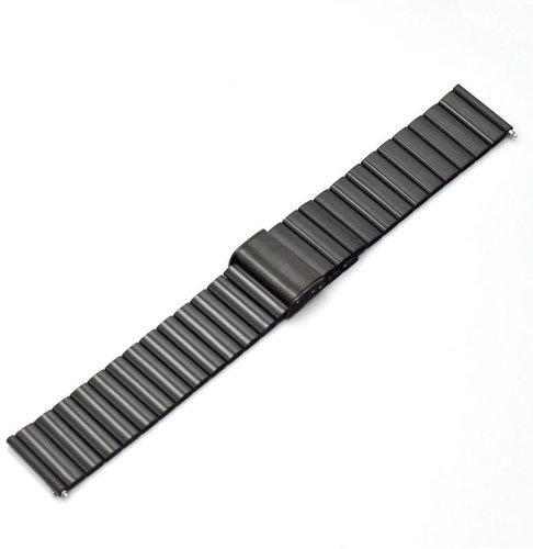 BStrap Steel Universal Quick Release 20mm, black - Watch Strap - Main image