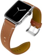 BStrap Leather Italy na Apple Watch 38 mm/40 mm/41 mm, Brown - Remienok na hodinky