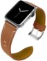 BStrap Leather Italy na Apple Watch 42 mm/44 mm/45 mm, Brown - Remienok na hodinky