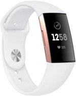 BStrap Silicone pro Fitbit Charge 3 / 4 white, velikost L - Watch Strap