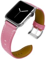 BStrap Leather Italy na Apple Watch 38 mm/40 mm/41 mm, Pink - Remienok na hodinky