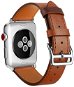 BStrap Leather Rome na Apple Watch 42 mm/44 mm/45 mm, Brown - Remienok na hodinky