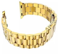 BStrap Stainless Steel Boston for Apple Watch 38mm / 40mm / 41mm, Gold - Watch Strap