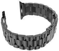 BStrap Stainless Steel Boston for Apple Watch 42mm / 44mm / 45mm, Black - Watch Strap