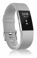 BStrap Silicone Diamond na Fitbit Charge 2 gray, veľkosť S - Remienok na hodinky