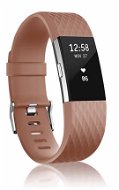 BStrap Silicone Diamond pro Fitbit Charge 2 brown, velikost S - Watch Strap