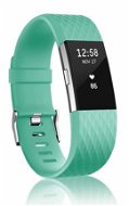 BStrap Silicone Diamond pro Fitbit Charge 2 teal, velikost S - Watch Strap