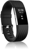 BStrap Silicone Diamond pro Fitbit Charge 2 black, velikost L - Watch Strap