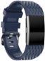 BStrap Silicone Diamond pro Fitbit Charge 2 dark blue, velikost L - Watch Strap