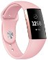 BStrap Silicone na Fitbit Charge 3/4 sand pink, veľkosť L - Remienok na hodinky