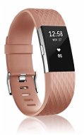 BStrap Silicone Diamond pro Fitbit Charge 2 brown, velikost L - Watch Strap