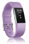 BStrap Silicone Diamond na Fitbit Charge 2 lavender, veľkosť L - Remienok na hodinky