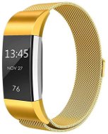 BStrap Milanese na Fitbit Charge 2 gold, veľkosť M - Remienok na hodinky