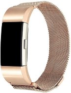BStrap Milanese pro Fitbit Charge 2 rose gold, velikost M - Watch Strap
