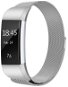 BStrap Milanese na Fitbit Charge 2 silver, veľkosť L - Remienok na hodinky