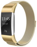 BStrap Milanese na Fitbit Charge 2 gold, veľkosť L - Remienok na hodinky