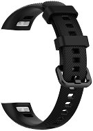BStrap Silicone Line pro Honor Band 4, black - Watch Strap