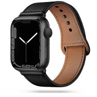 Tech-Protect Leatherfit pro Apple Watch 38mm / 40mm / 41mm, black - Watch Strap
