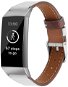 BStrap Leather Italy pro Fitbit Charge 3 / 4 white, velikost L - Watch Strap