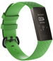 BStrap Silicone Diamond na Fitbit Charge 3/4 green, veľkosť S - Remienok na hodinky