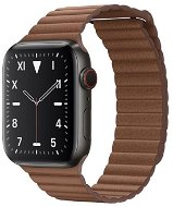 BStrap Leather Loop na Apple Watch 38 mm/40 mm/41 mm, Brown - Remienok na hodinky