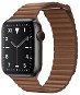 BStrap Leather Loop na Apple Watch 38 mm/40 mm/41 mm, Brown - Remienok na hodinky