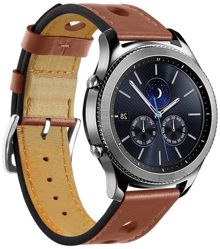 BStrap Leather Italy Universal Quick Release 22mm, brown - Watch Strap - Main image