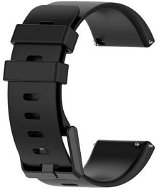 BStrap Silicone na Fitbit Versa/Versa 2 black, veľkosť L - Remienok na hodinky