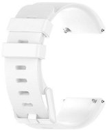 BStrap Silicone na Fitbit Versa/Versa 2 white, veľkosť L - Remienok na hodinky