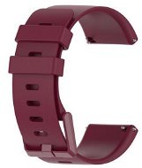 BStrap Silicone pro Fitbit Versa / Versa 2 wine red, velikost L - Watch Strap