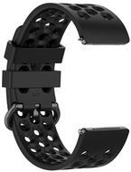 BStrap Silicone for Fitbit Versa / Versa 2 black, size L Pole - Watch Strap