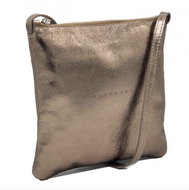 Leather crossbody bag Lola gold - Handbag