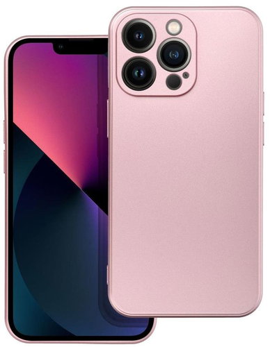 C4M Pouzdro METALLIC pro iPhone 13 Pro - růžové - Phone Cover - Main image