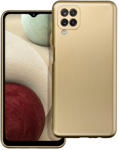C4M Pouzdro METALLIC pro Samsung Galaxy A12 - zlaté - Phone Cover - Main image