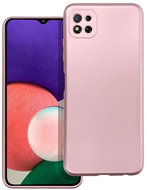C4M Pouzdro METALLIC pro Samsung Galaxy A22 5G - růžové - Phone Cover