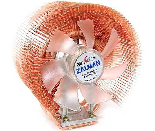 Zalman CNPS9500A LED, měď. základna, socket 478/ 754/ 775/ 939/ 940/ AM2, 3x heatpipe, 1350-2600rpm, - CPU Cooler - Main image