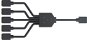 Cooler Master ARGB 1-TO-4 Splitter Cable - RGB-Zubehör