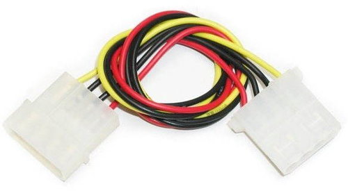 Extension cable for power 4pin connector [source] - 30 cm - - - Main image