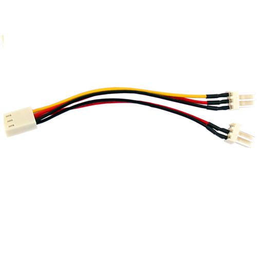 Revoltec power adapter, 3-pin Molex splitter - Adapter - Main image