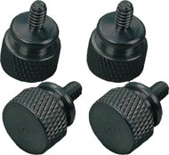 REVOLTEC ThumbsSkrew, hliníkové šrouby, rýhovaná hlava, 4 kusy, černé (black) - -