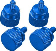 REVOLTEC ThumbsSkrew, hliníkové šrouby, rýhovaná hlava, 4 ks, modré - Screws