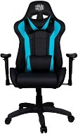 Cooler Master CALIBER R1 gamer szék, fekete-kék - Gamer szék