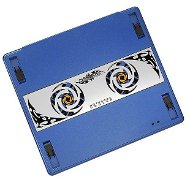 Revoltec Notebook Cooler RNC-1000, chladící podložka pro notebooky 12"-15", modrý (blue) - Chladící podložka pod notebook