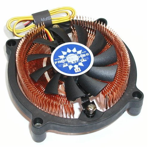 Primecooler PC-HCU1 775 - pro 1U server + clip upgrade Intel Xeon, socket 604, 80x80x27mm, 4000rpm,  - Fan - Main image