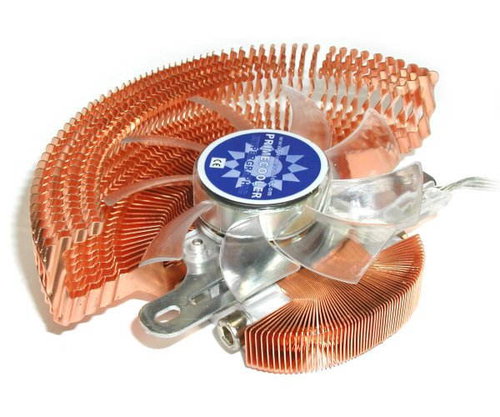 PrimeCooler PC-VGAHG1 HyperGraphic CU červený - Cooler - Main image