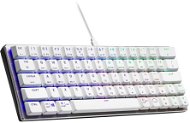 Cooler Master SK620, TTC Low BROWN Switch, White - US INTL - Gaming Keyboard