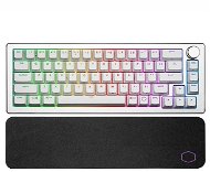 Cooler Master CK721, TTC BROWN Switch, RGB LED, white - US - Gaming Keyboard