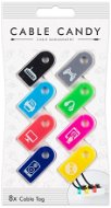 Cable Candy Tag 8-pack mixed colours - Cable Organiser